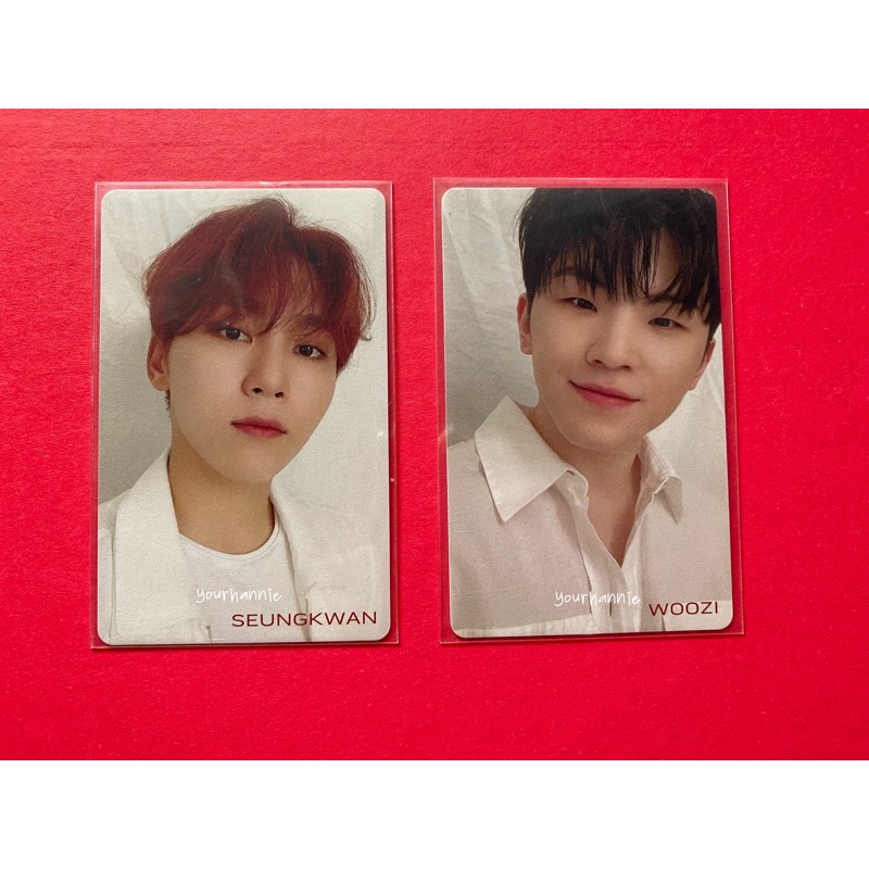 PC PHOTOCARD HMV 24H SEVENTEEN WOOZI SEUNGKWAN