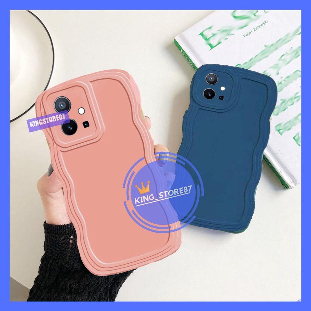 CASE GELOMBANG FOR VIVO Y75 5G - VIVO T1 5G Pro Camera Colour Wavy.