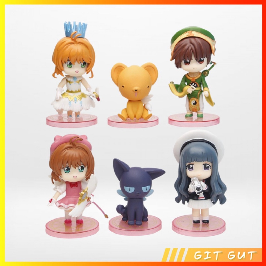 Action Figure Pajangan Mainan 6 pcs Card Captor Sakura