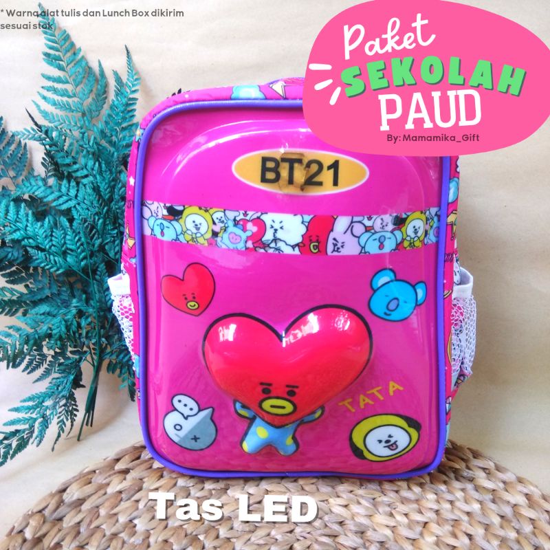 PAKET ANAK SEKOLAH PAUD BTS TATA / KADO ULANG TAHUN / HAMPERS ANAK BTS