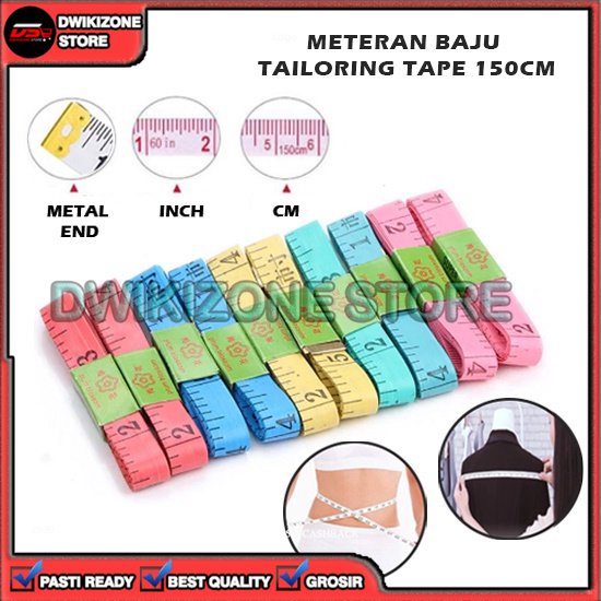 [GROSIR] METERAN BAJU BADAN TINGGI LEBAR TAILOR TUKANG JAHIT 150CM LINGKAR DADA