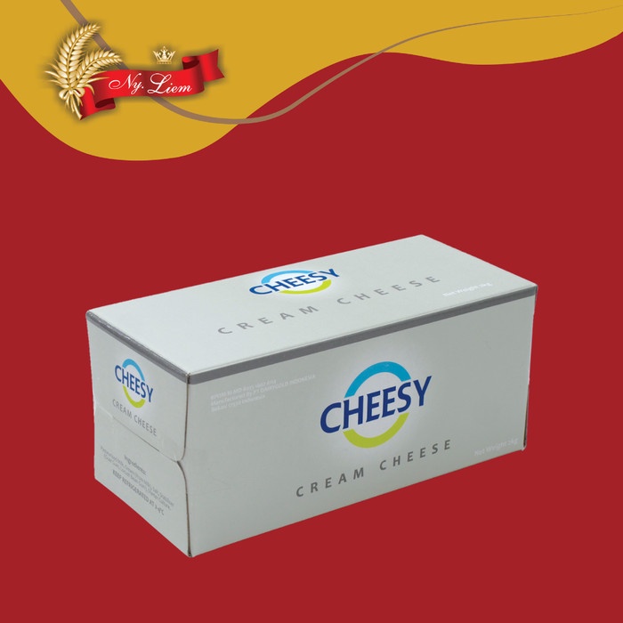 CHEESY Natural Cream Cheese / Krim Keju 2 kg (GOJEK/GRAB ONLY)