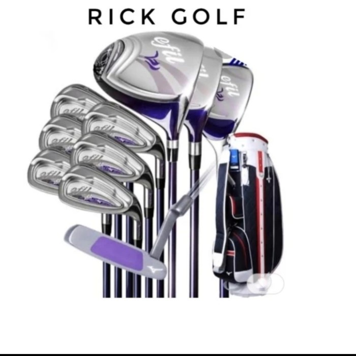 Stick Stick Golf Ladies Mizuno Efil Full Set Original+Bag+Putter