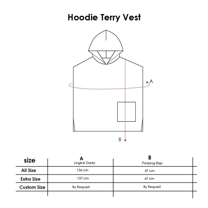 GOSEND KEEN IDD Hoodie Terry Vest Material Premium Cotton Terry **