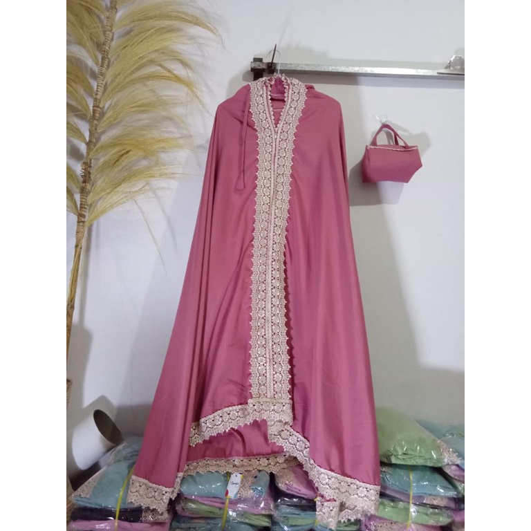 MUKENA TRAVELLING KATUN MIKRO FULL RENDA