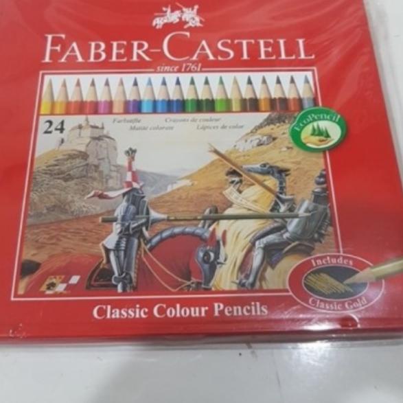Special라마 Pensil warna faber castell 24 warna kaleng