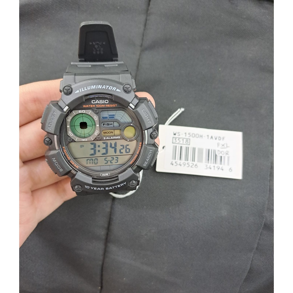 Jam Tangan Casio WS-1500H-1AVDF/ WS-1500H-2AVDF/ WS-1500H-5AVDF Original