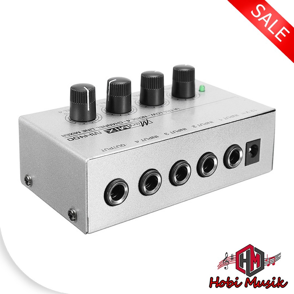 Karaoke Mixer Amplifier 4 Input Microphone Dan Intrument Kualitas Terbaik