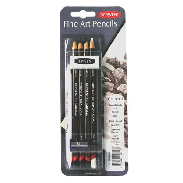 

Charcoal Derwent Charcoal Mixed Media Blister (8)