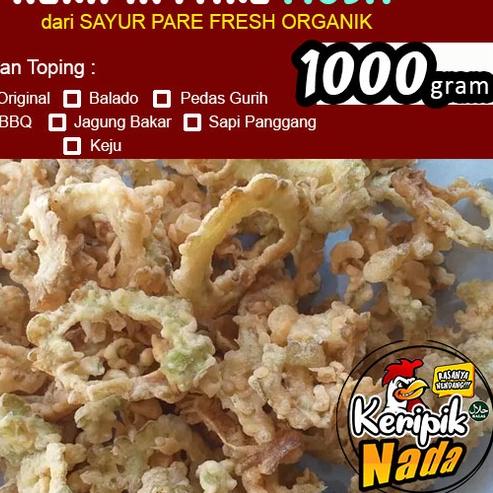 

Promo | KI3 | KRIPIK PARE | KERIPIK PARE GURIH 1 Kg