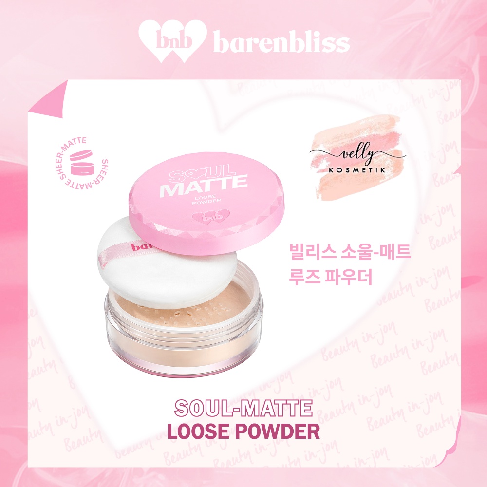 BNB barenbliss Soul-Matte Loose Powder Korea Bedak Tabur