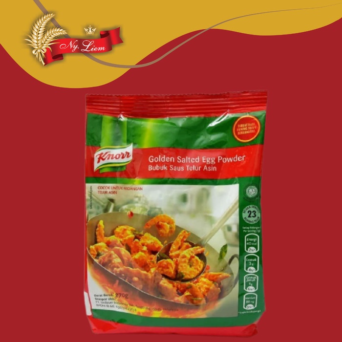 

KNORR Golden Salted Egg Powder / Bubuk Saus Telur Asin 270 gram