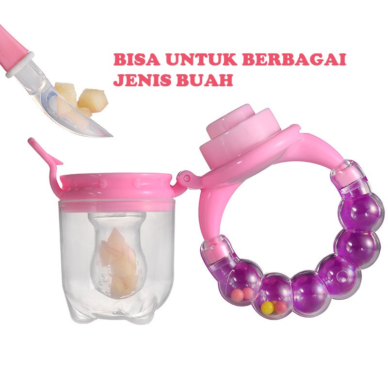 UNIKID EMPENG DOT BUAH ANAK BAYI FRUIT FEEDER RATTLE TEETHER KOMPENG PACIFIER GIGITAN BAYI