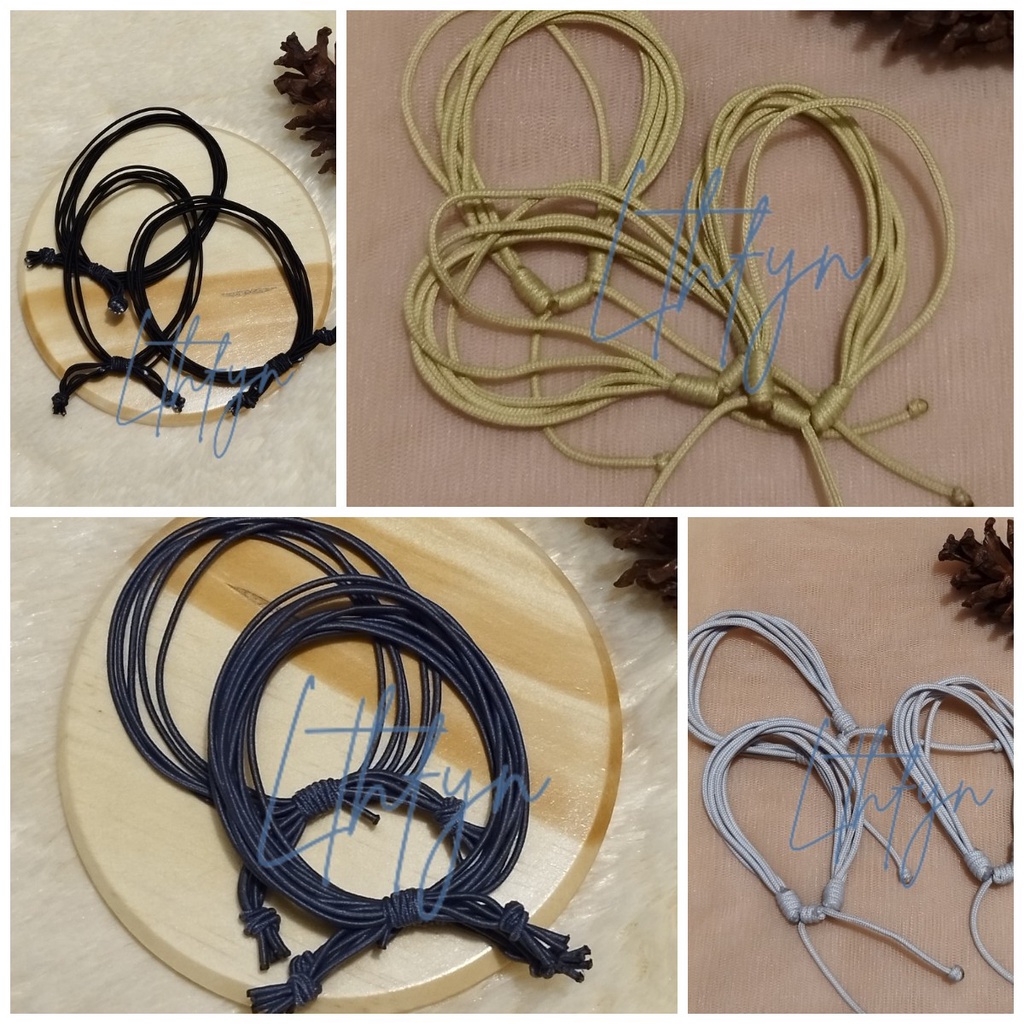 GELANG TANGAN TALI RANGKAP 3 // GELANG TANGAN TALI RANGKAP 6 // GELANG TANGAN TALI RANGKAP 7