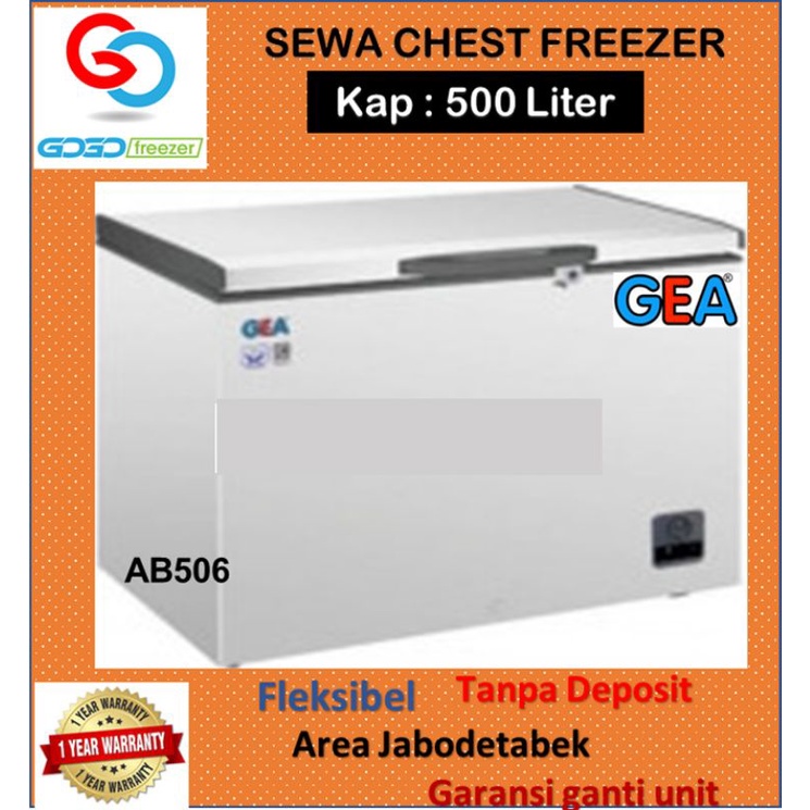 Sewa Freezer Makanan 600 Liter untuk 3 Bulan PLUS FREE 1 Bulan