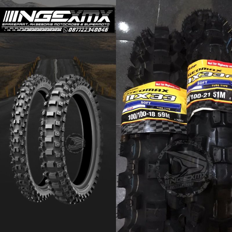 BAN DUNLOP GEOMAX MX33 RING 18 21