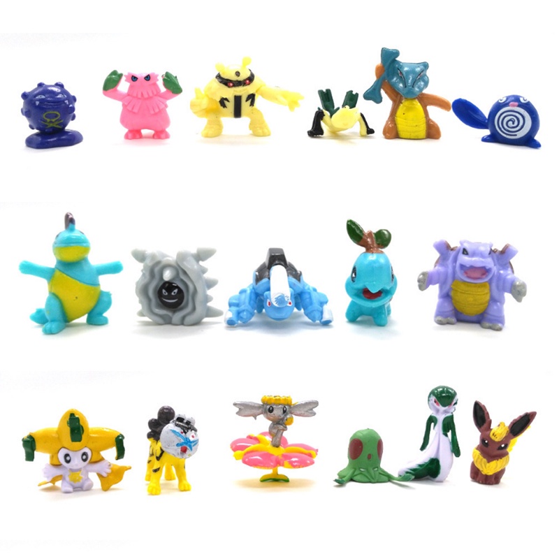 【Ready】144pcs/set Pokemon Action Figures Collection Toy Anime Kids Children Gift Toys