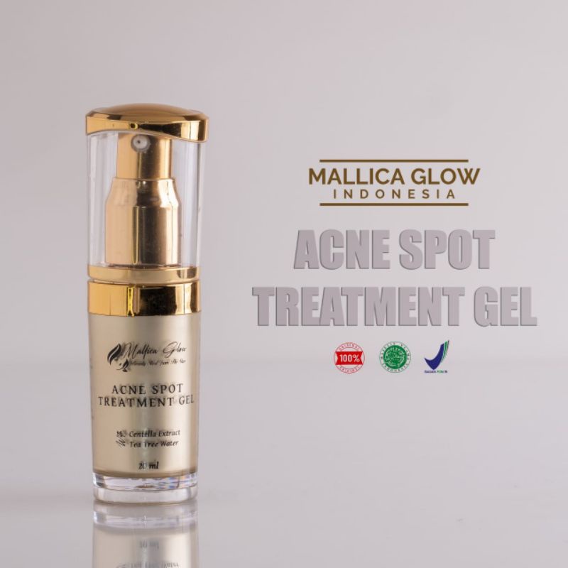 mallica glow acne spot treatment gel
