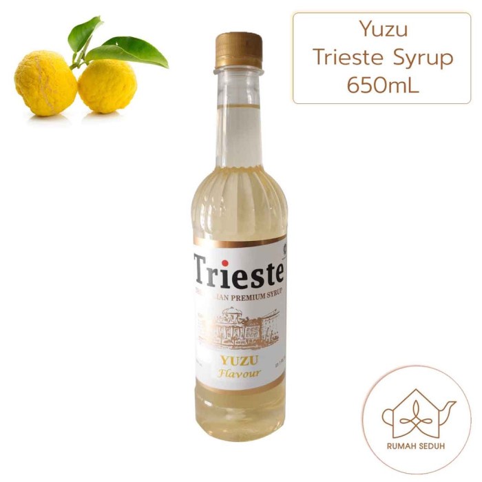 

650ML TRIESTE YUZU SYRUP - SIRUP RASA BUAH YUZU JERUK LEMON JEPANG
