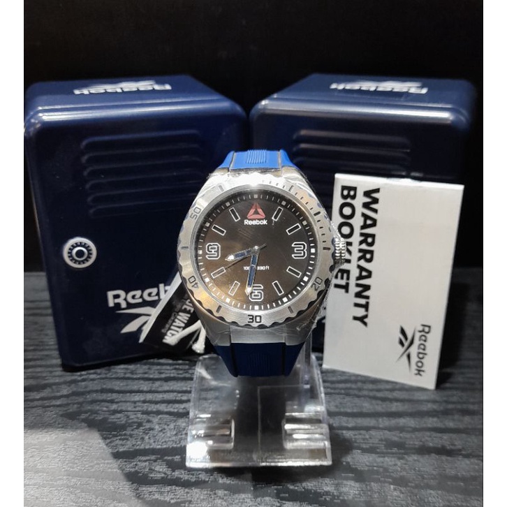 JAM TANGAN PRIA ORIGINAL REEBOK RD-EMO-G2-S1IN NAVY SILVER STAINLESS ORIGINAL