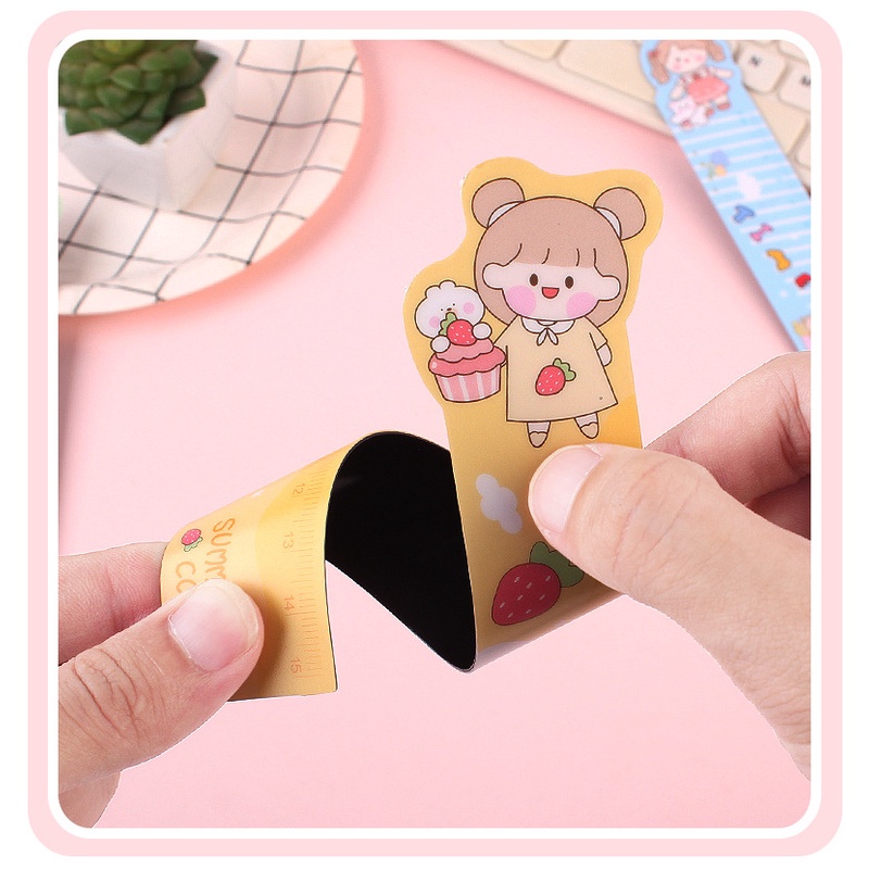 

ATM.Medan Penggaris Magnet 15cm Kartun Unicorn