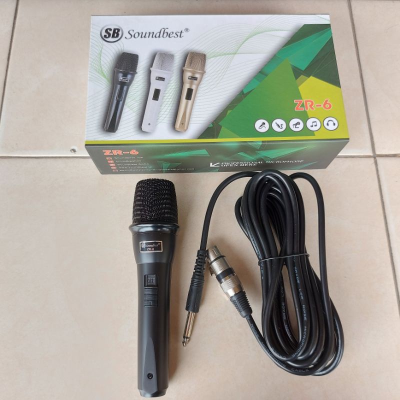 Mic Microphone Sounbest ZR-6 Soundbest ZR 6