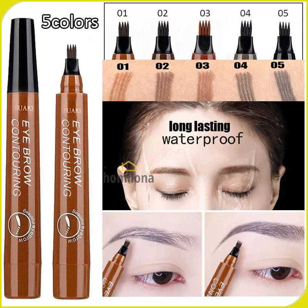 SUAKE Pensil Alis Microblading Eyebrow Tattoo Pen Waterproof - Y004