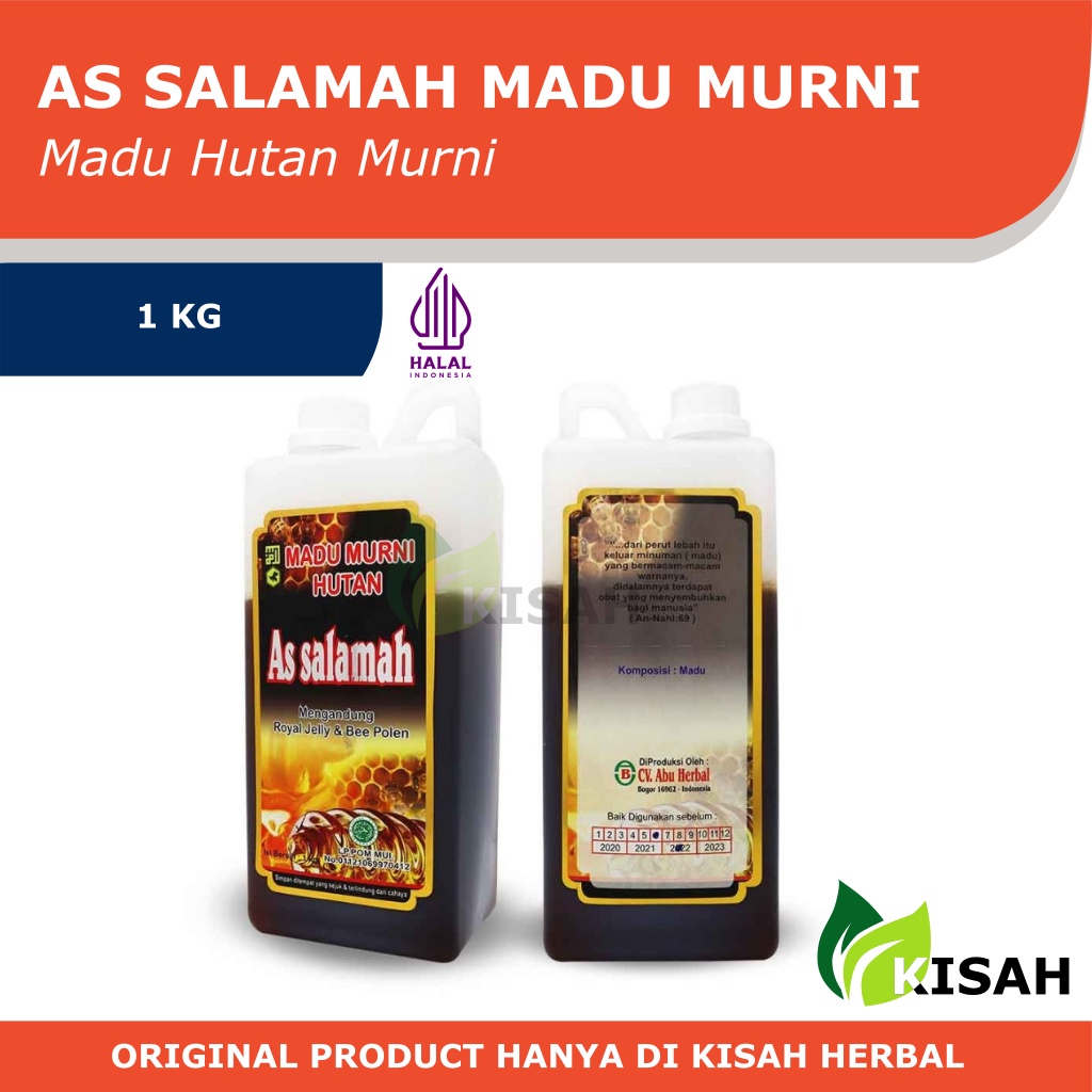 MADU MURNI 1KG, MADU ASLI 1 KG, MADU HUTAN AS SALAMAH 1 KG, ASSALAMAH 1KG