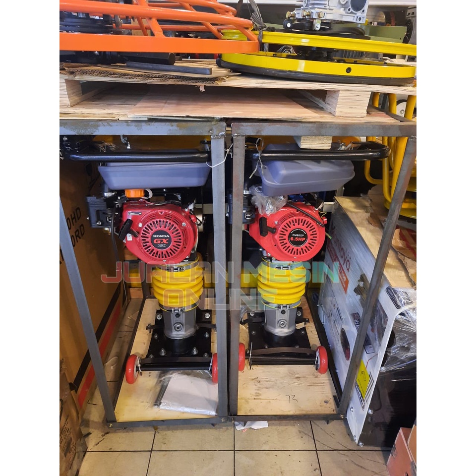 Stamper Kuda + HONDA GX 160 Pemadat Tanah Tamping Rammer ORIGINAL TERBAIK Mesin Pemadat Aspal / Tana