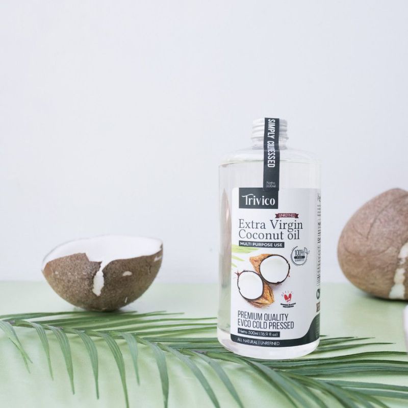 Extra Virgin Coconut Oil VCO 500 ml TRIVICO / Minyak Kelapa Murni Organik