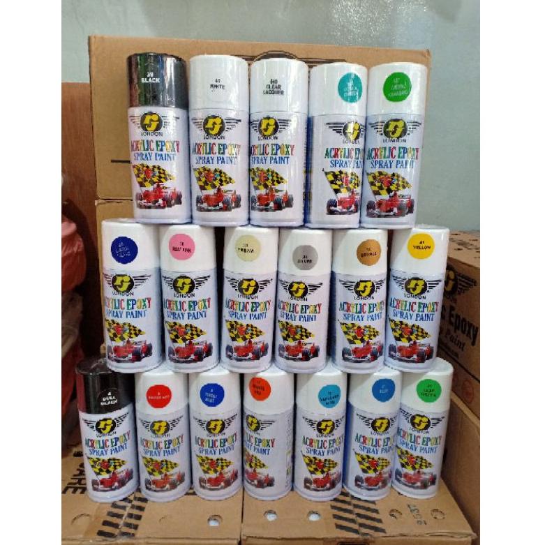 [COD] ➷ Pilok RJ London Warna Glossy Doff Metalik Hitam Putih Clear Gold Yellow Merah Silver Hijau (