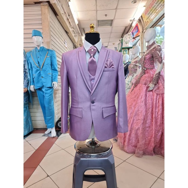 JAS WEDDING PRIA UNGU LILAC/JAS PENGANTIN PRIA UNGU LILAC/JAS FORMAL PREMIUM