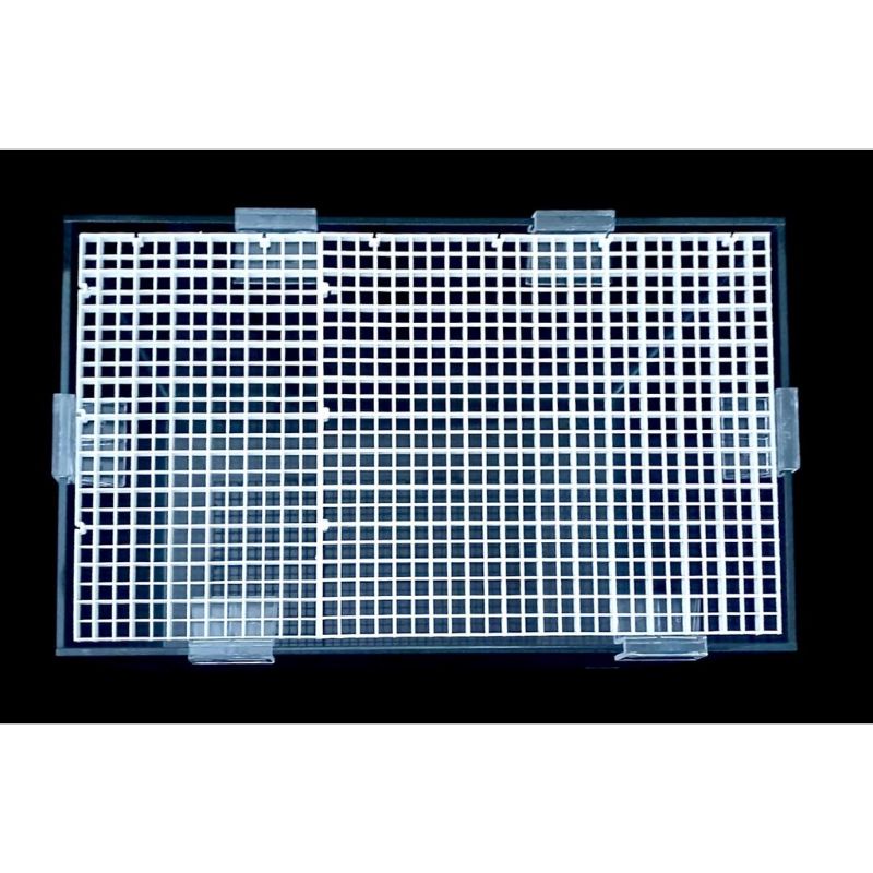 Papan Sekat Jaring Pemisah Aquarium / Penutup Atas Aquarium ( Putih )