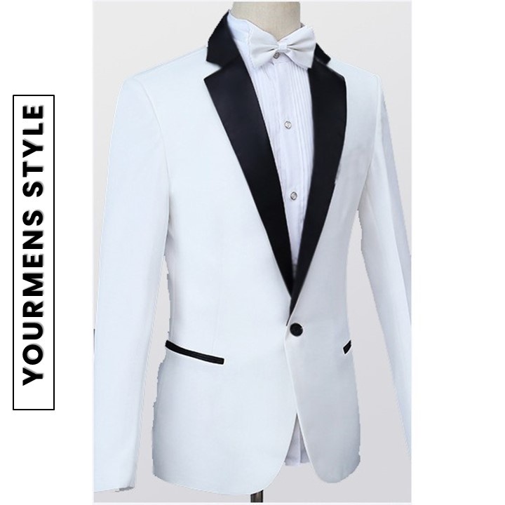 BLAZER KEREN COWOK WARNA PUTIH ORIGI WHITE ORIGINAL NIKAYU HIGH TWIST FULL FURING SLIMFIT