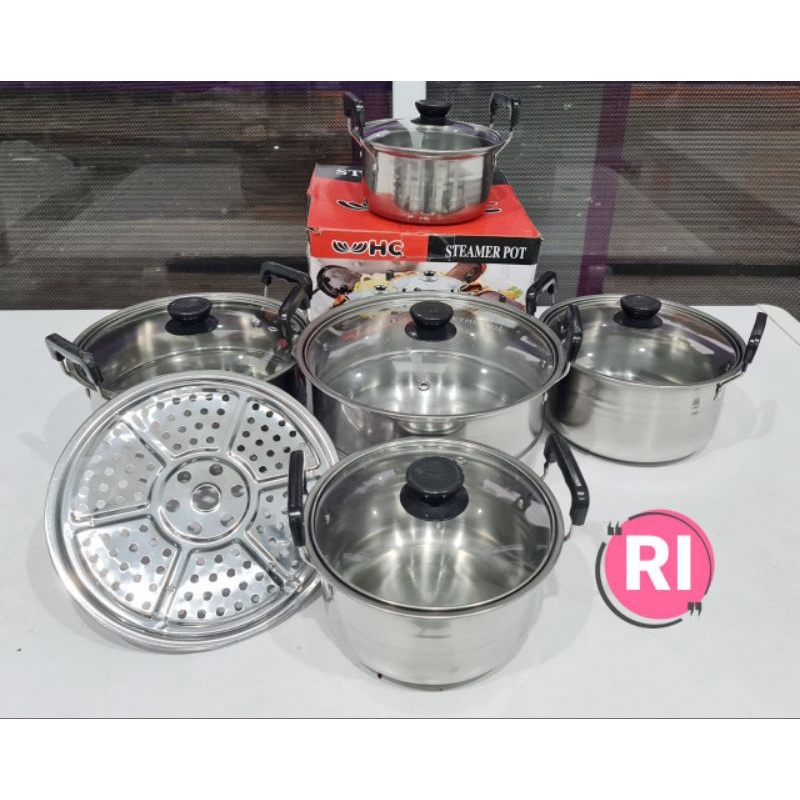 Panci Steamer Pot HC / Panci set