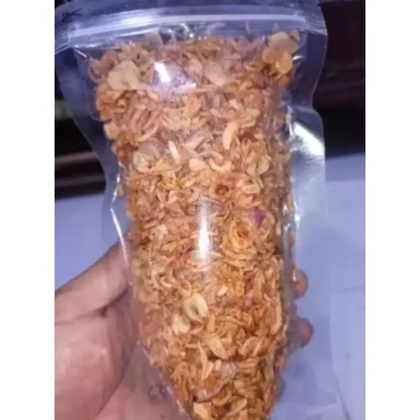 

Bawang goreng original tanpa campuran tepung
