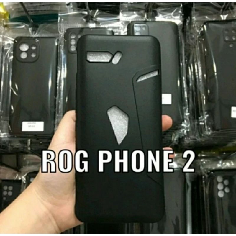 Case Asus Rog Phone 3/2/5/5S/6/7 Softcase Permium Black Casing Hp Sillikon Hitam