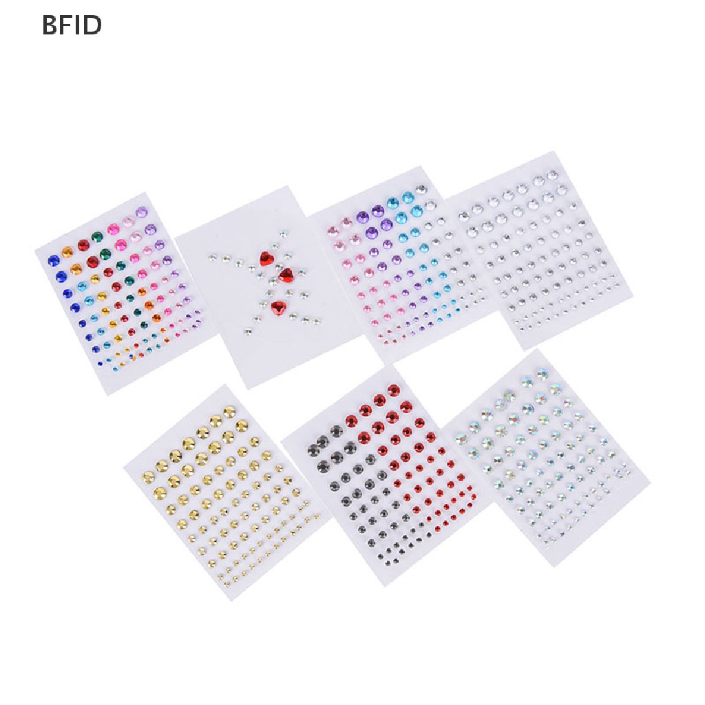 [BFID] New Jewel Eyes Makeup Crystal Eyes Stiker Tato Diamond Glitter Stiker Makeup [ID]