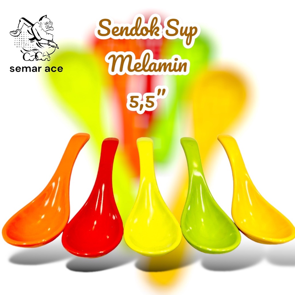 SENDOK SUP MELAMIN 5.5&quot;