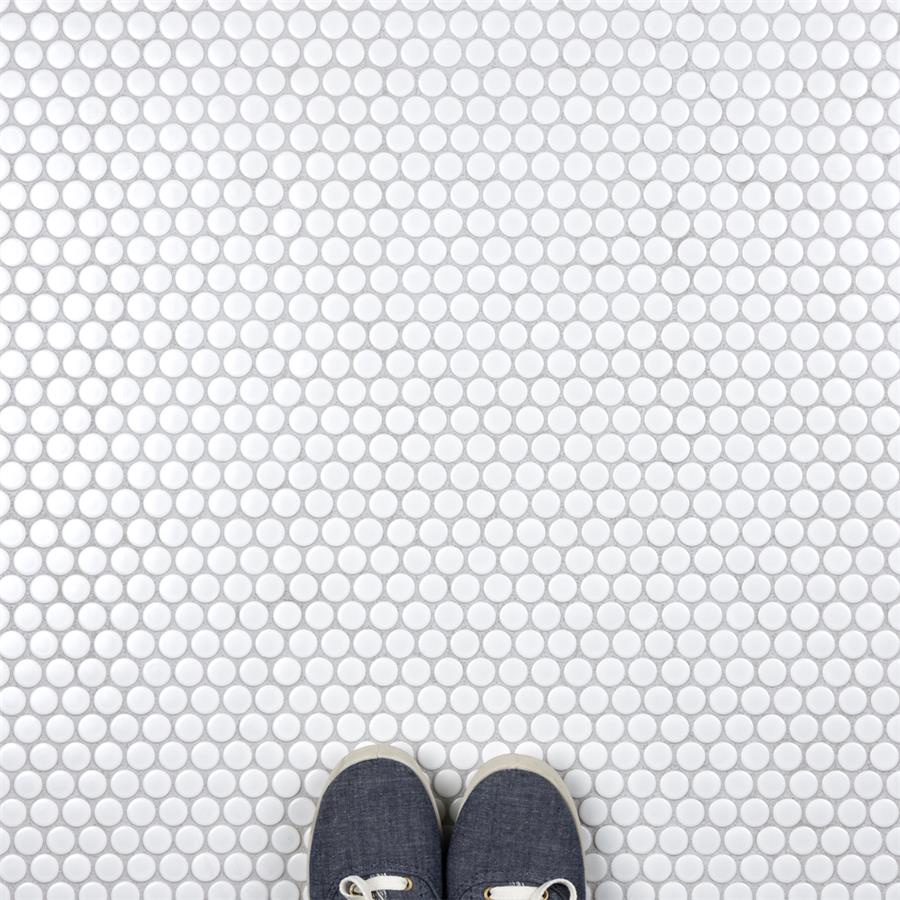 Lantai Kamar Mandi / Dinding Kamar Mandi & Dapur / Backsplash Tile / Penny Tiles / Mosaic Kuda Laut 