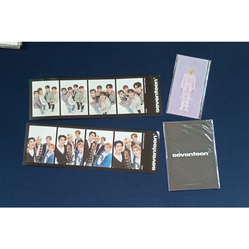 SEVENTEEN SG22 4Cuts Photo Strip Hangtags Digital Code Jeonghan Joshua Woozi The8  DK Seungkwan Vern