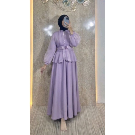 Bisa COD Gamis Abaya dewasa baju kurung bordir dan gamis berbahan lembut