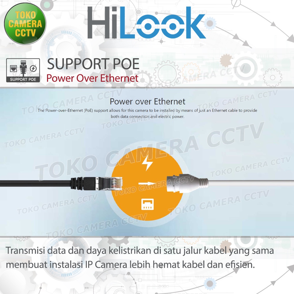 IP CAMERA TURRET 2MP HILOOK IPC-T221H IP KAMERA CCTV POE