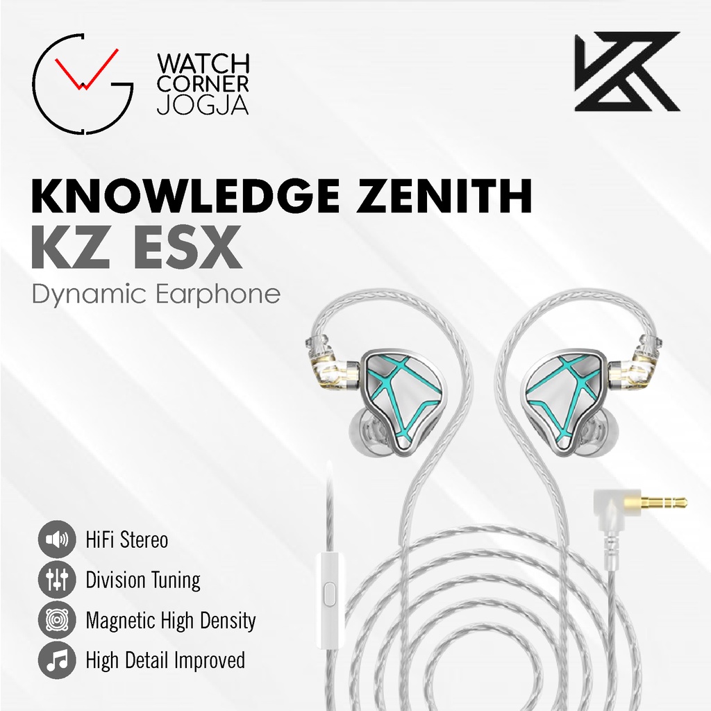 KZ ESX 10th anniversary BassHead Bass Earphone Headset with Mic