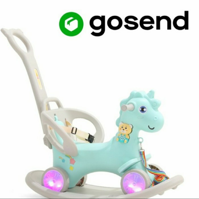 Bayi Mainan Sepeda Kuda Anak Rocking Horse Sepeda Dorong Wm 19031