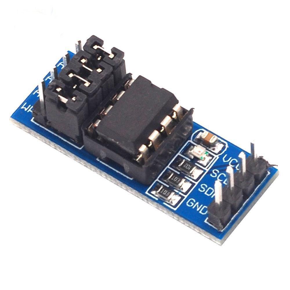 Modul Memory EEPROM Agustinina Pin power supply 8P-chip Carrier AT24C256 Papan Modul Antarmuka I2C