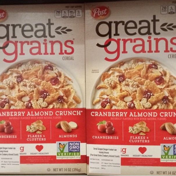 

post great grains cranberry almond crunch 396gr