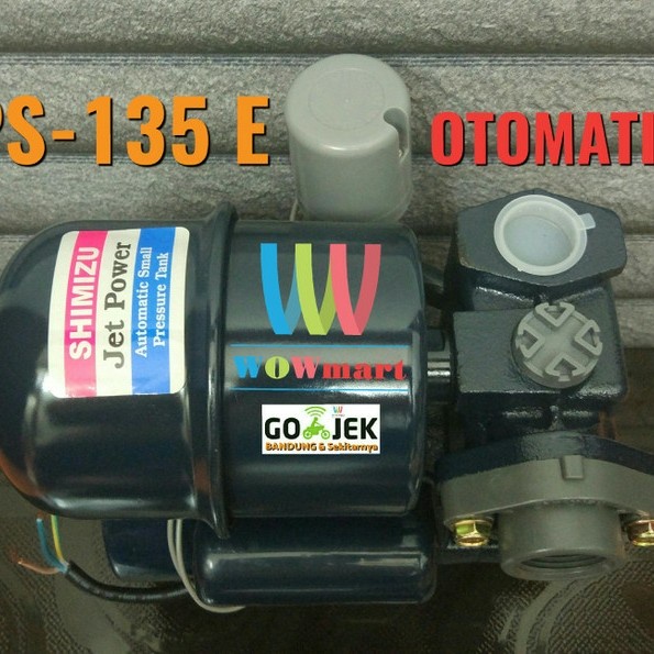 Pompa Pompa Air Shimizu Ps135E Ps 135E Ps 135 Ps135 Otomatis 24 Jam Nonstop