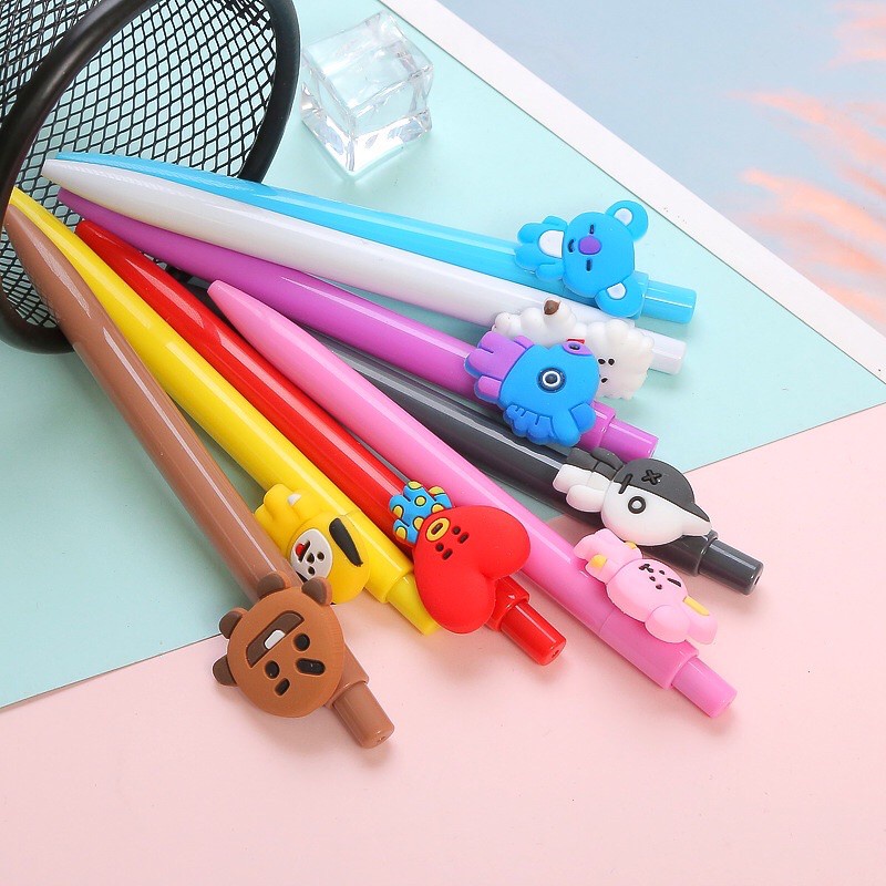 Pulpen lucu bt21 / pen cetek lucu BT21 / bolpen bt21 479