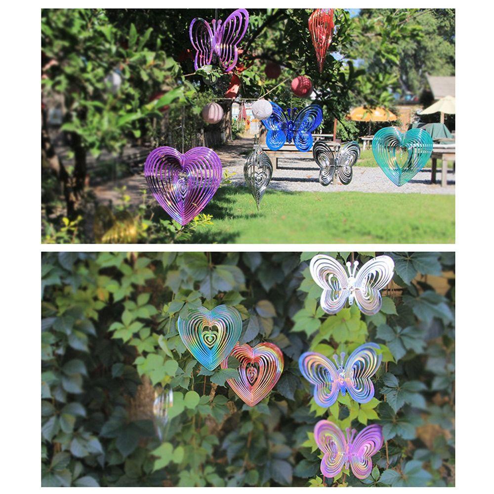 Solighter Butterfly Wind Spinner Baru Taman Hiasan Gantung Butterfly Reflektif